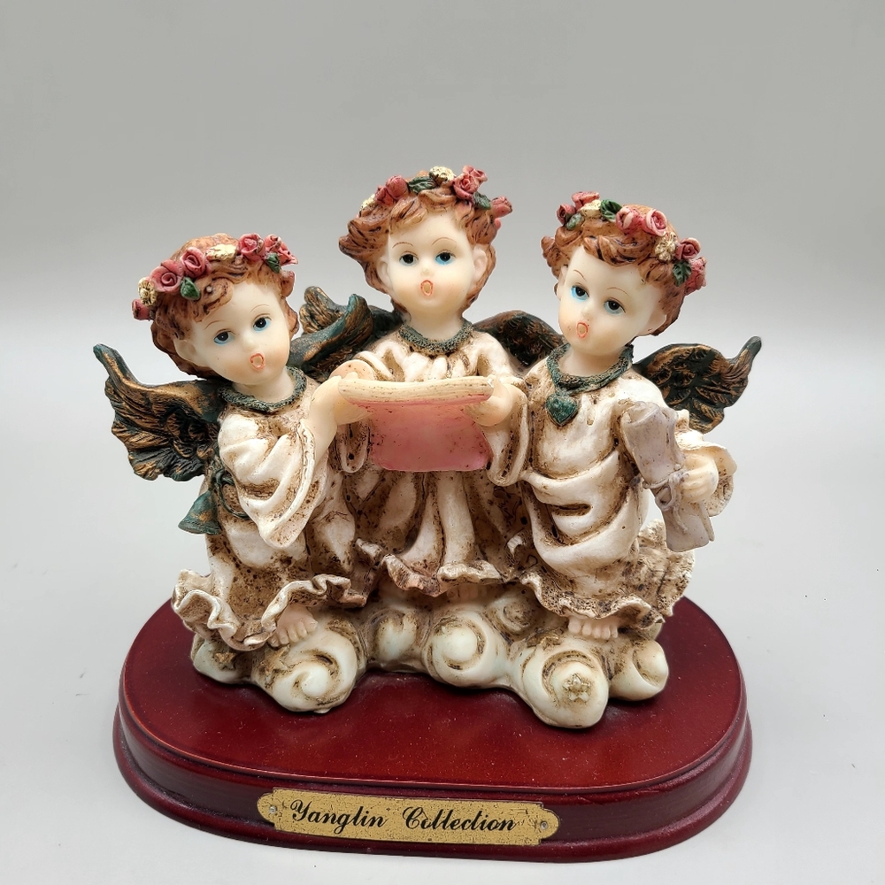 Yanglin Collection Trio of Angels Figurines